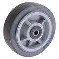 Zoro Select Caster Wheel, 800 lb. Load Rating, Gray 400K89