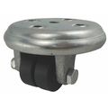 Zoro Select Plate Caster, 1-3/8" Wheel Dia., 264 lb. 400K29