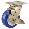 Zoro Select Plate Caster, 750 lb. Load Rating, Swivel 400K43