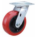 Zoro Select Plate Caster, 800 lbs Load Rating, Swivel 400K53