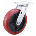 Zoro Select Plate Caster, 900 lb. Load Rating, Swivel 400K56