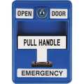 Dortronics Emergency Pull Station, 30VAC/DC, Blue 6510/BL-S35