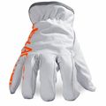 Hexarmor Leather Gloves, White Back, XS, PR 4066-XS (6)