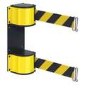 Lavi Industries Dual Retractable Belt Barrier, 18 ft. L 50-3015DL/YL/18/SF/SH