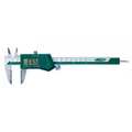 Insize Digital Caliper, SS, 0-6"/0-150mm Range 1110-150A