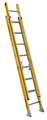 Werner 16 ft Fiberglass Extension Ladder, 375 lb Load Capacity 7116-2