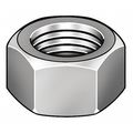 Zoro Select Hex Nut, M10-1.00, Steel, Class 8, Zinc Plated, 8 mm Ht, 50 PK HNX4801000-050P1