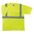 Glowear By Ergodyne Medium Class 2 Economy T-Shirt, Lime 8289