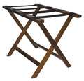 Hospitality 1 Source Luggage Rack, Wood, 20 In H, Holds 300 lb LRWSTD01