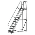 Ballymore 143 in H Steel Rolling Ladder, 11 Steps, 450 lb Load Capacity WA-113221P
