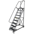 Ballymore 123 in H Steel Rolling Ladder, 9 Steps, 800 lb Load Capacity WA-ML093214G