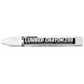 Markal Lumber Crayon, Large Tip, White Color Family, Clay, 12 PK 80350
