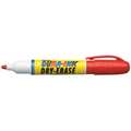 Markal Dry Erase Marker, Barrel Type, Red 96570