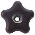 Husqvarna Knob, Handle, Plastic, Star, Black 532182398