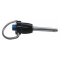 Zoro Select Ball Lock Pin, Pull Ring, 1/2" Pin Dia. LBH-SS3133