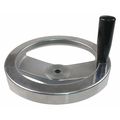 Zoro Select Two Spoke Wheel, 4.00" Diameter, Silver 30744P