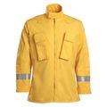 Workrite Fire Service Flame-Resistant Jacket, Yellow, 2XL FW80YL 2L 0R