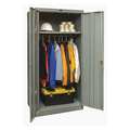 Zoro Select 22 ga. ga. Steel Storage Cabinet, 36 in W, 78 in H, Stationary 430W362478HG