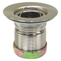 Perfect Putty Sink Strainer, 3-1/2" L, Zinc/Rubber 59-3062