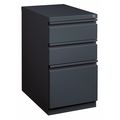 Hirsh 15" W 3 Drawer File Cabinet, Black, Letter 19303