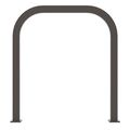 Madrax Bike Rack, Silver, 34" H, Holds (2) Bikes QS-UX200-SF-G