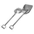 Sani-Lav Hygienic Shovel, Stainless steel Blade, Silver Stainless steel Handle 237