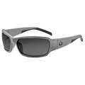 Skullerz By Ergodyne Polarized Safety Glasses, Smoke Scratch-Resistant THOR-PZ