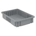 Quantum Storage Systems Divider Box, Gray, Not Specified, 16-1/2 in L, 10-7/8 in W, 3-1/2 in H DG92035GY