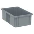 Quantum Storage Systems Divider Box, Gray, Not Specified, 16-1/2 in L, 10-7/8 in W, 6 in H DG92060GY