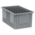 Quantum Storage Systems Divider Box, Gray, Not Specified, 16-1/2 in L, 10-7/8 in W, 8 in H DG92080GY