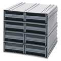 Quantum Storage Systems Parts Cabinet With Drawers with 8 Drawers, polypropylene, 11-3/4 in W x 11-3/8 in D QIC-83GY