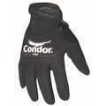 Condor Mechanics Gloves, XL, Black, Spandex/Neoprene 42KZ77