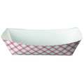 Empress Red Plaid Food Tray 6 oz., Pk1000 EFT40