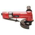 Chicago Pneumatic Angle Angle Grinder, 1/4 in Air Inlet, General, 12,000 RPM, 0.8 hp CP9122CR