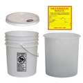 Zoro Select Pail Kit, Plastic FISHER2