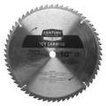 Century Drill & Tool 10", 60-Teeth Carbide Finishing Blade, TCT 09936