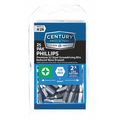 Century Drill & Tool Phillips Drywall Screwdriver Bit, 2R, 25Pk 68525