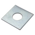Zoro Select Square Washer, Fits Bolt Size 3/4 in Low Carbon Steel, Zinc Plated Finish Z8945-ZN