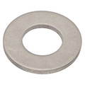 Zoro Select Flat Washer, Fits Bolt Size 3/8 in , Titanium Plain Finish, 5 PK WAS40638