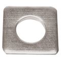 Zoro Select Square Washer, Fits Bolt Size 3/4 in Low Carbon Steel, Zinc Plated Finish Z8865-ZN