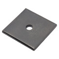 Zoro Select Square Washer, Fits Bolt Size 1/4 in Low Carbon Steel, Black Oxide Finish Z8935-BOX