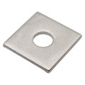 Zoro Select Square Washer, Fits Bolt Size 5/8 in 18-8 Stainless Steel, Plain Finish Z8938-188