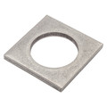 Zoro Select Square Washer, Fits Bolt Size 1 1/4 in 18-8 Stainless Steel, Plain Finish Z8951-188