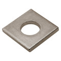 Zoro Select Square Washer, Fits Bolt Size 7/8 in 18-8 Stainless Steel, Plain Finish Z8960-188