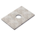 Zoro Select Square Washer, Fits Bolt Size 3/4 in 18-8 Stainless Steel, Plain Finish Z8776-188