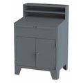 Greene Manufacturing Cabinet Shop Desk, 54" H, Charcoal Gray CBX-101DP