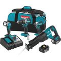 Makita 18V LXT® Brushless 4-Pc. Combo Kit (5.0Ah) XT447T