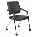 Boss Stacking Chair, Overall 33-1/2" H, PK2 B1800-CP-2