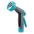 Zoro Select Pistol Grip Spray Nozzle, 3/4", 100 psi, 2.5 gpm to 5 gpm, Aqua 813722-1001