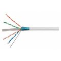 Zoro Select Data Cable, 1000 ft. L, White Jacket 18593